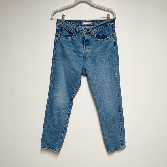 Levi’s Wedgie Straight Ankle High Waisted Jeans Sz 30 - Picture 1 of 3